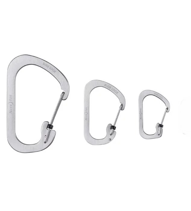 NiteIze SIDELOCK Combo 3 Pack  - Silver(copy)